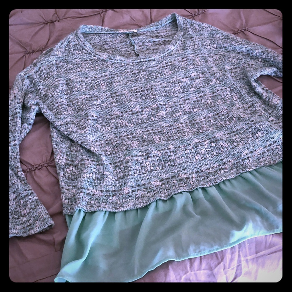 Entro Peplum Sweater, Large